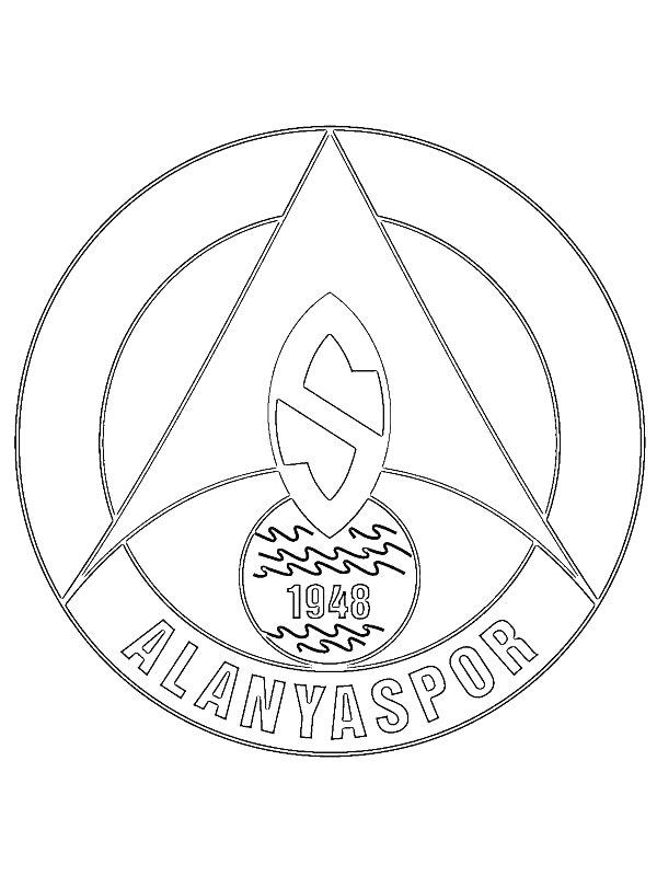 Ausmalbild Alanyaspor  