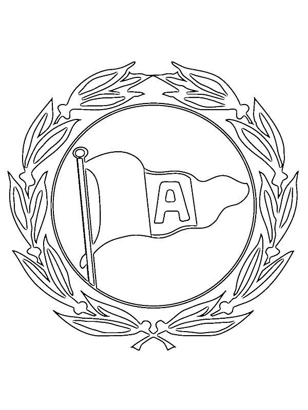 Ausmalbild Arminia Bielefeld  