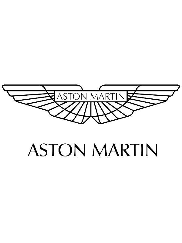Ausmalbild Aston Martin logo  