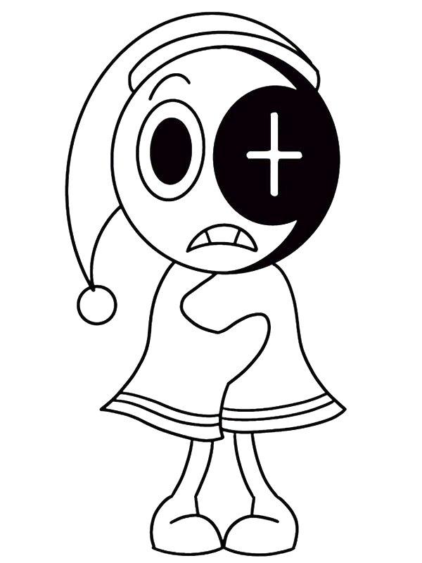 Ausmalbild Astro Dandy's World  