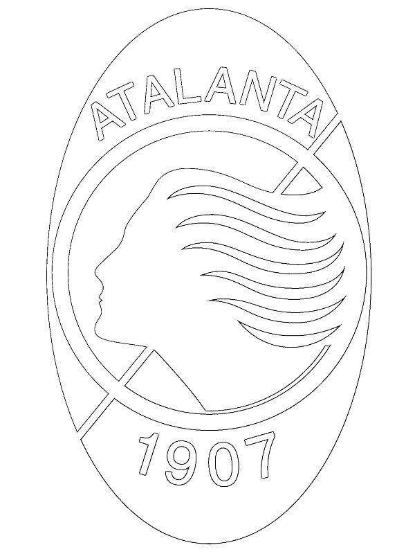Ausmalbild Atalanta Bergamo  
