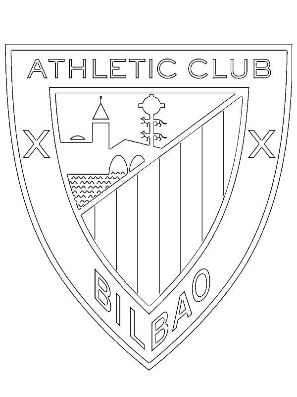 Ausmalbild Athletic Bilbao  
