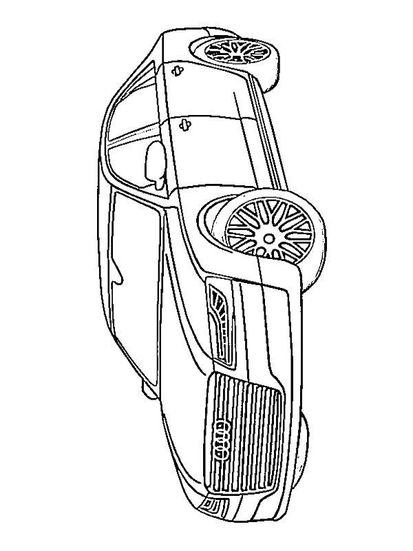 Ausmalbild Audi A8  