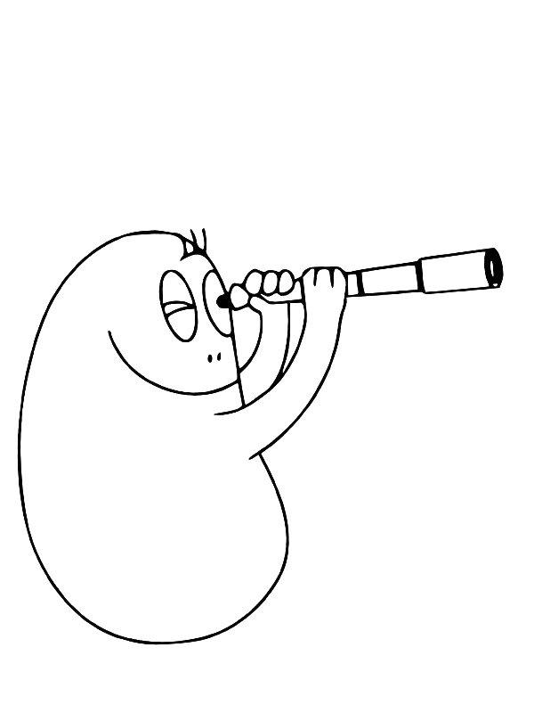 Ausmalbild Barbahelle  