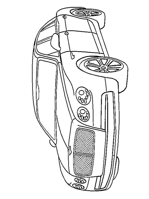 Ausmalbild Bentley Flying Spur  
