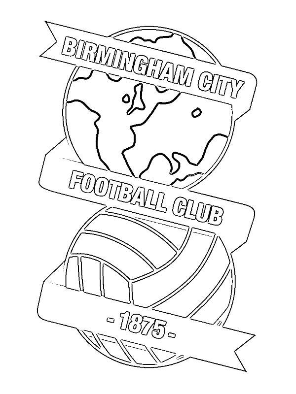 Ausmalbild Birmingham City  