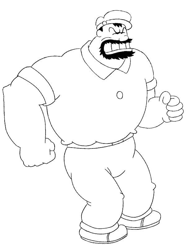 Ausmalbild Bluto  