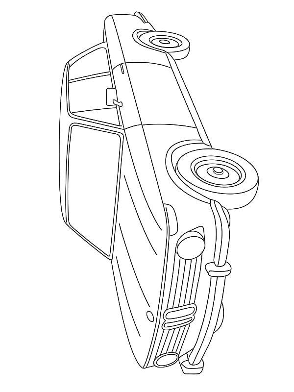 Ausmalbild BMW 2002  