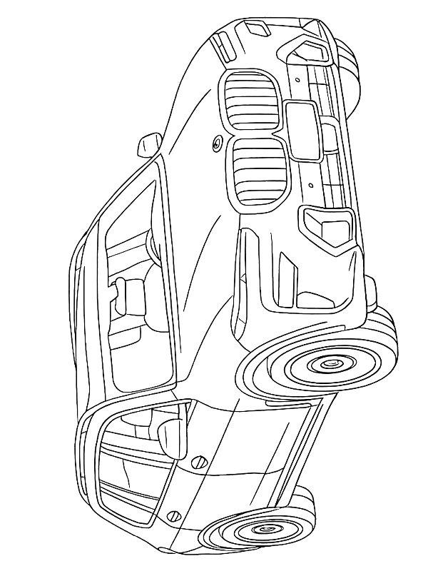 Ausmalbild BMW X7  