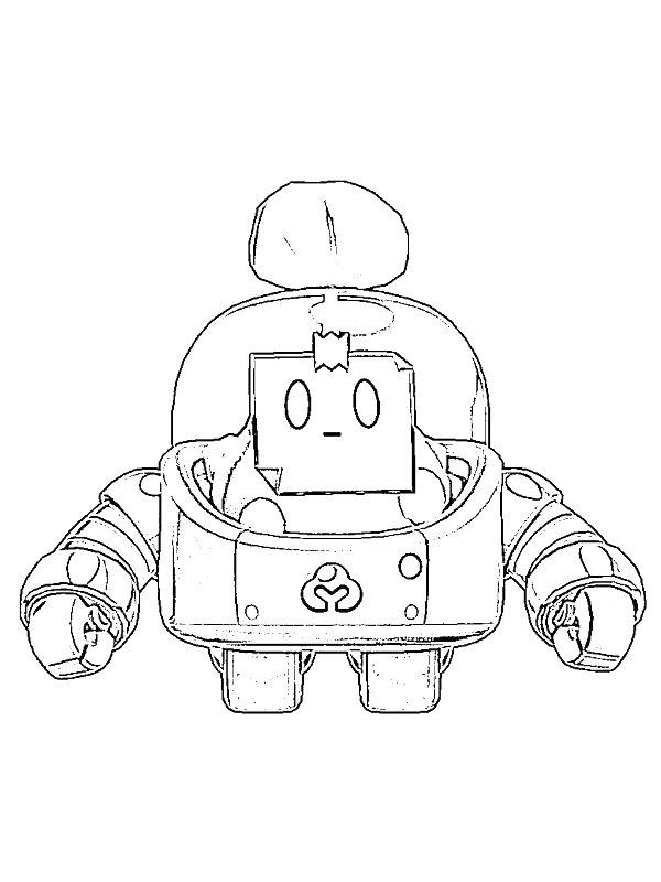 Ausmalbild Brawl Stars Sprout  