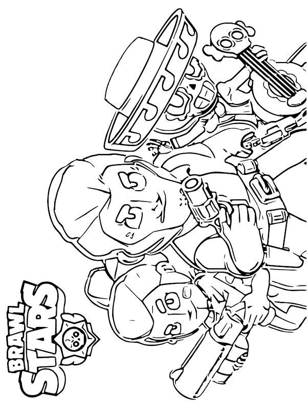 Ausmalbild Brawl Stars  