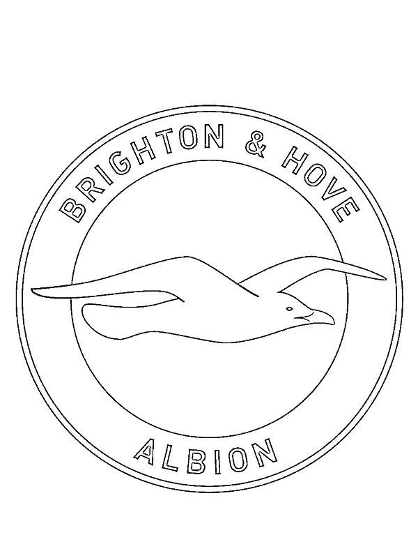 Ausmalbild Brighton & Hove Albion  