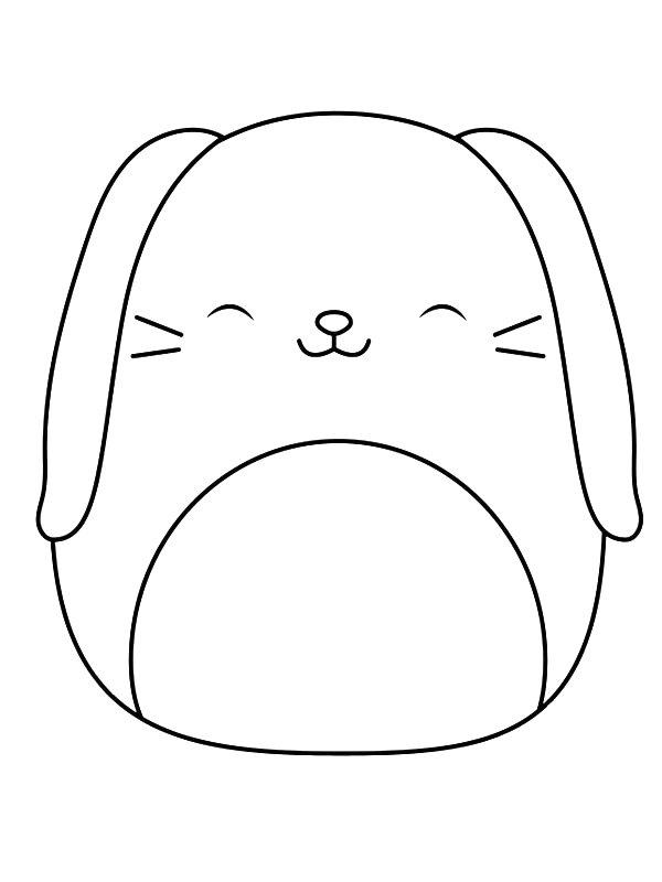Ausmalbild Bubbles Squishmallows  