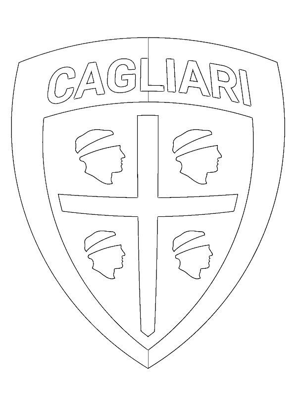 Ausmalbild Cagliari Calcio  