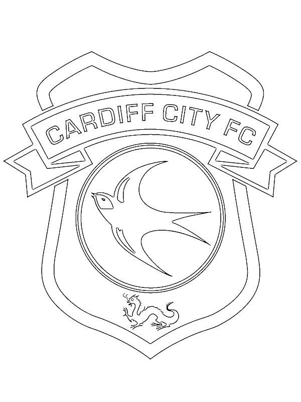 Ausmalbild Cardiff City  