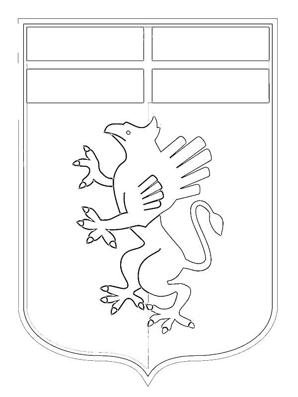 Ausmalbild CFC Genua  