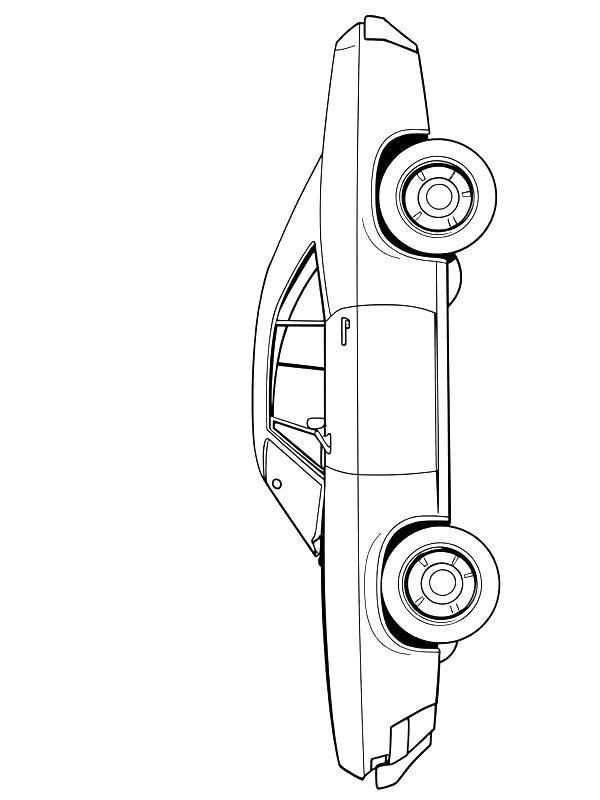 Ausmalbild Chevrolet Impala Sport 1967  