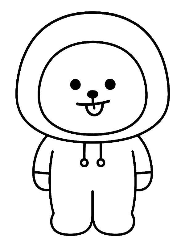 Ausmalbild Chimmy  
