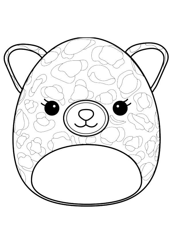 Ausmalbild Claudette Squishmallows  
