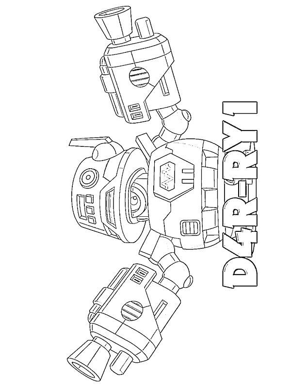 Ausmalbild D4RRY1 Brawl Stars  