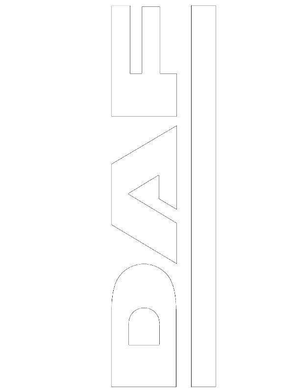 Ausmalbild DAF Trucks logo  