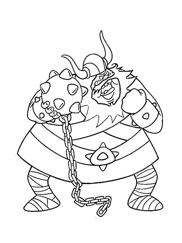 Ausmalbild Der schreckliche Sven  