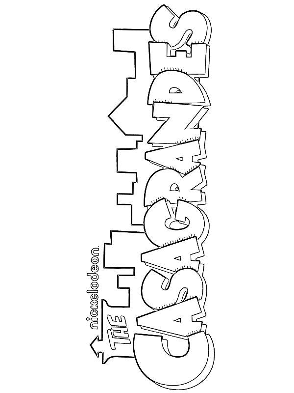 Ausmalbild Die Casagrandes Logo  