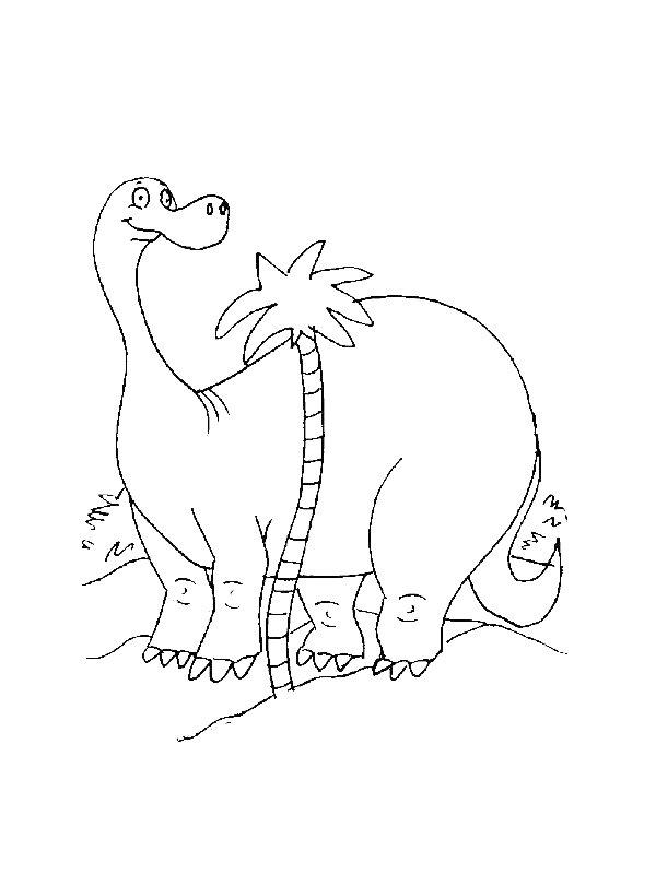 Ausmalbild Dinosaurier  