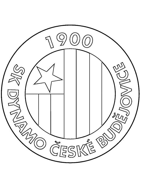 Ausmalbild Dynamo Budweis  