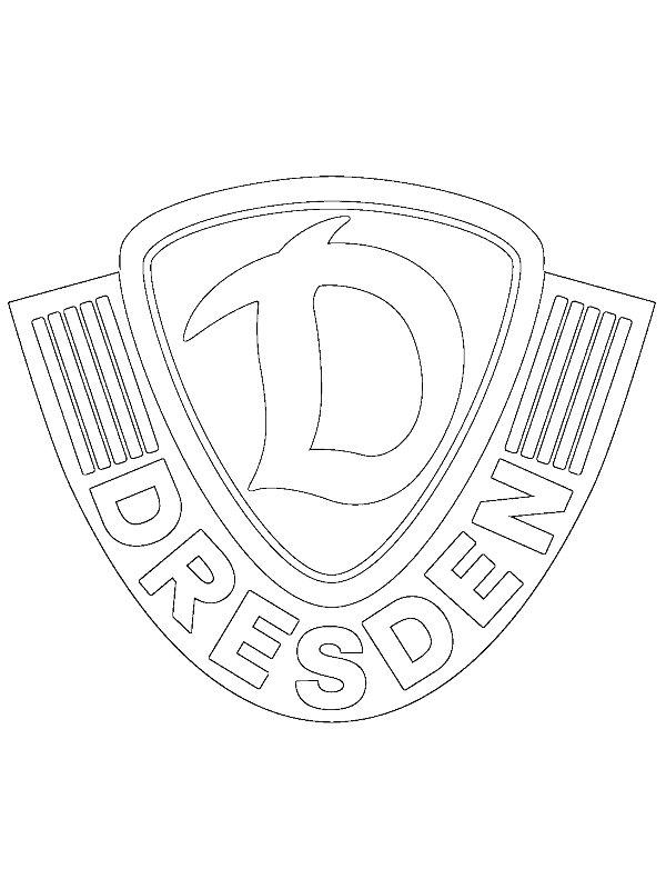 Ausmalbild Dynamo Dresden  
