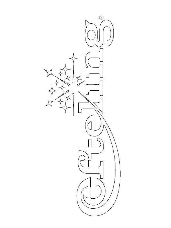 Ausmalbild Efteling logo  