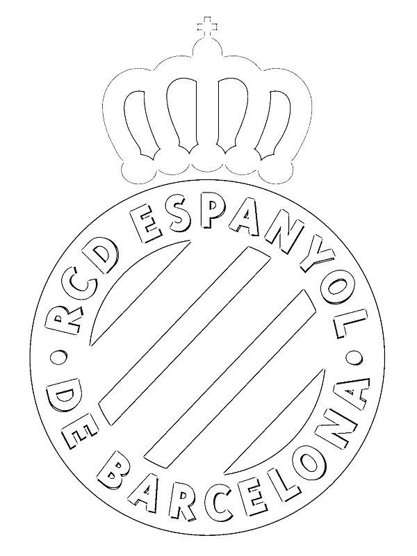 Ausmalbild Espanyol Barcelona  