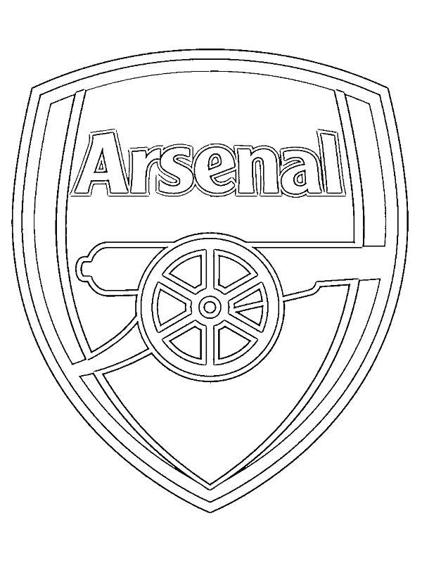 Ausmalbild FC Arsenal  