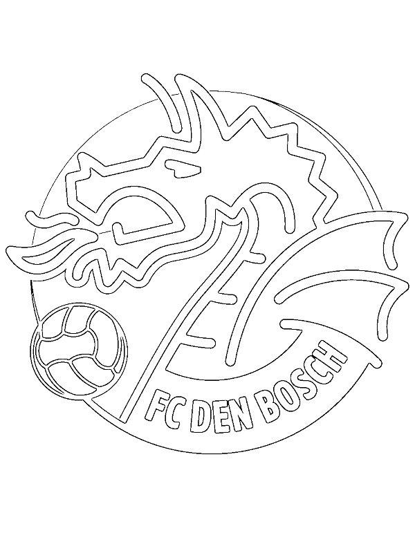 Ausmalbild FC Den Bosch  