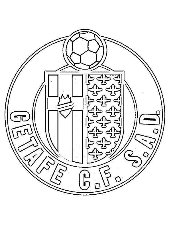 Ausmalbild FC Getafe  