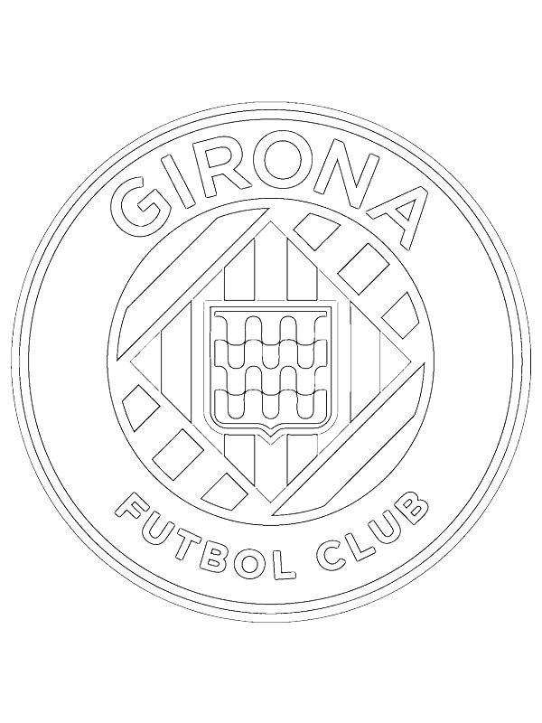 Ausmalbild FC Girona  