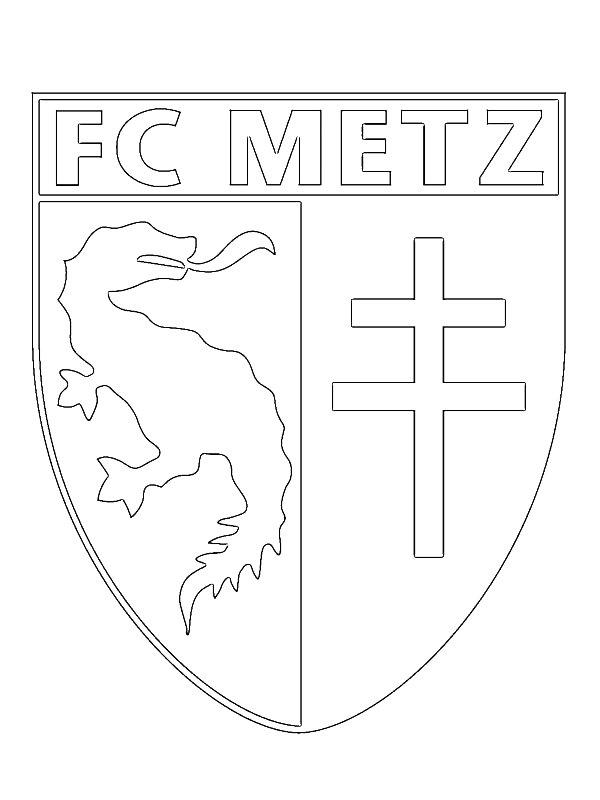Ausmalbild FC Metz  