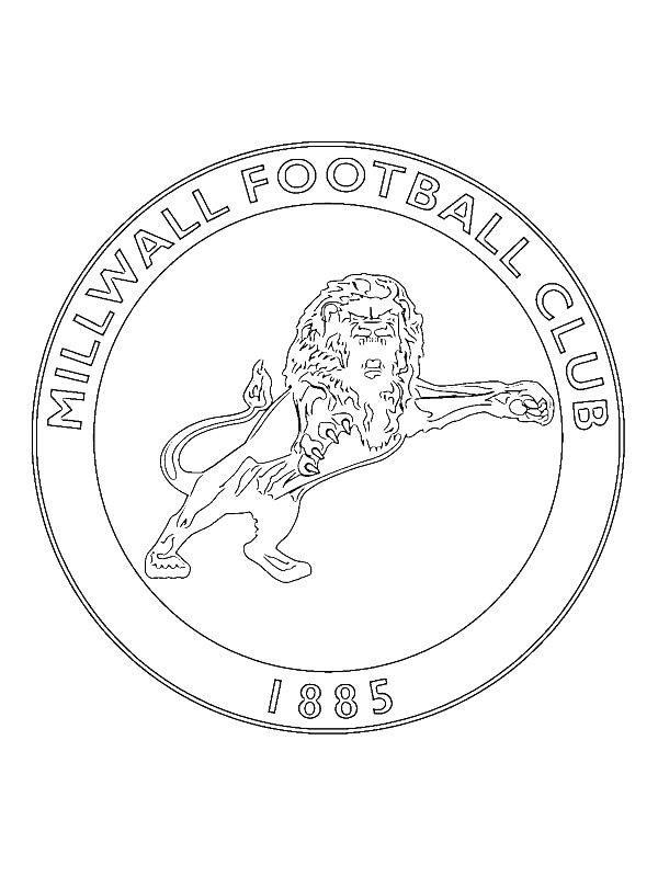 Ausmalbild FC Millwall  