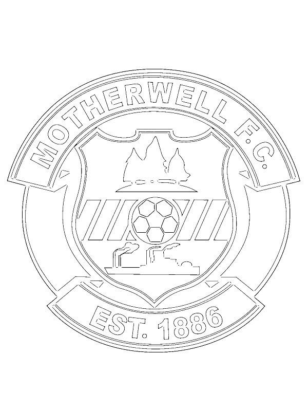 Ausmalbild FC Motherwell  