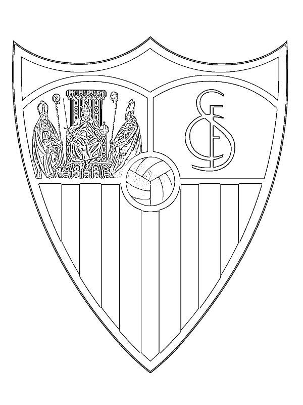 Ausmalbild FC Sevilla  