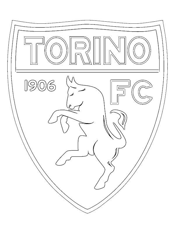 Ausmalbild FC Turin  