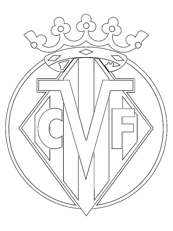Ausmalbild FC Villarreal  
