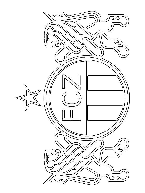Ausmalbild FC Zürich  