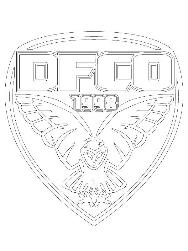 Ausmalbild FCO Dijon  