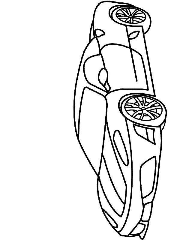 Ausmalbild Ferrari 360  
