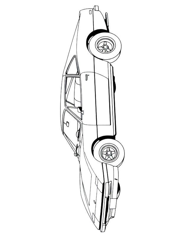 Ausmalbild Ferrari 365 GTB/4 Daytona  