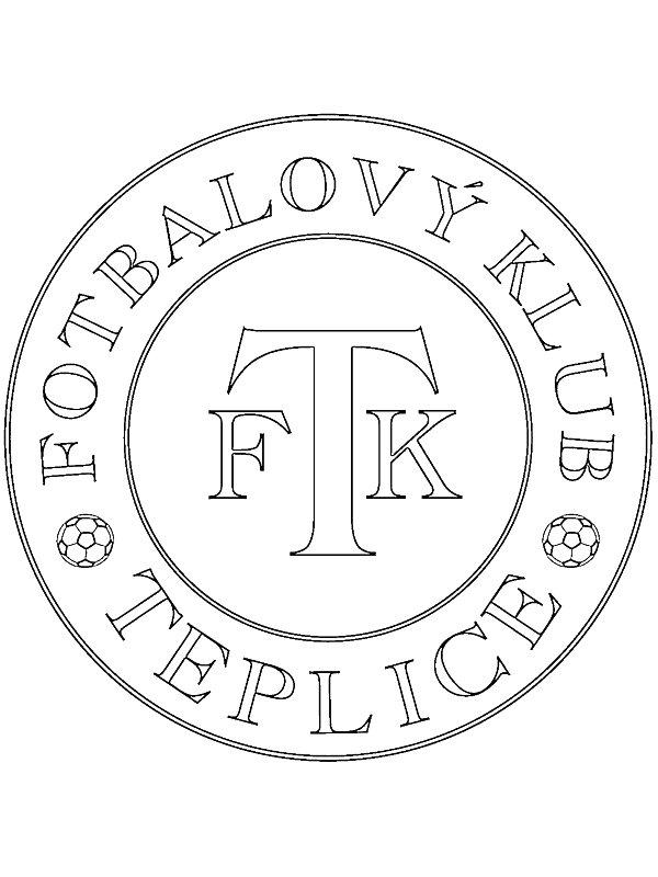 Ausmalbild FK Teplice  