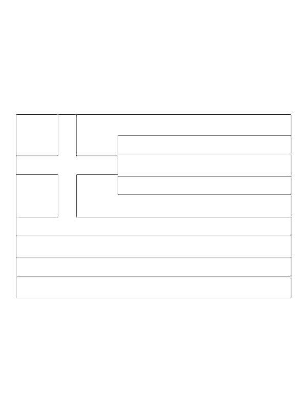 Ausmalbild Flagge Griechenlands  