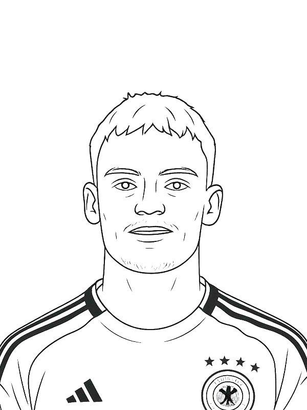 Ausmalbild Florian Wirtz  