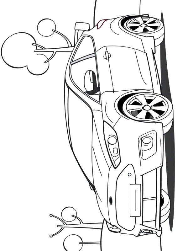 Ausmalbild Ford Focus RS  